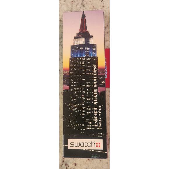 Swatch Watch EMPIRE STATE BUILDING BOX GK309PACK 1999 Limited Packagings NOS - Picture 14 of 17